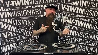 VTwin Visionary Arlen Ness Jagged Brake Rotors Review