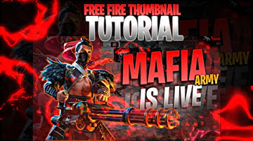 How To Make Free Fire Live Stream Thumbnail On Android | Free Fire Thumbnail Tutorial | #freefire
