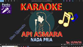 API ASMARA - RIEN DJAMAIN - KARAOKE (NADA PRIA) //harry dp.