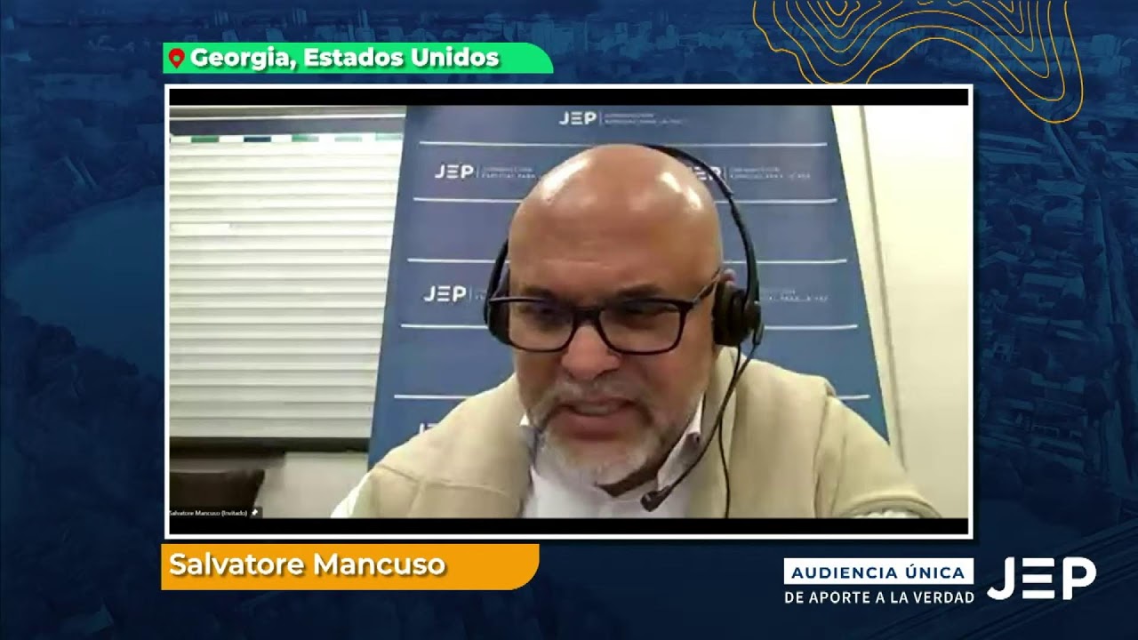 En vivo: audiencia de Salvatore Mancuso ante la JEP
