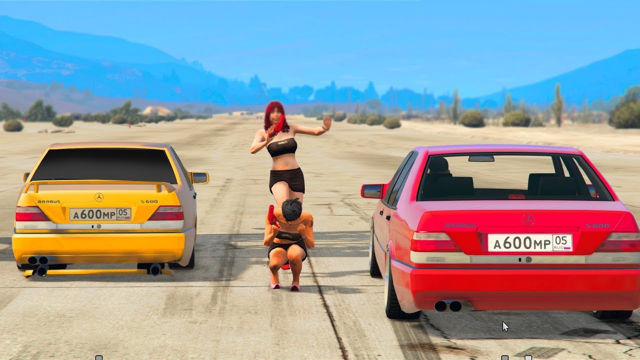 МЕРСЕДЕС 600 "КАБАН" на ГОНКАХ в GTA 5 - ГТА 5 моды - YouTube