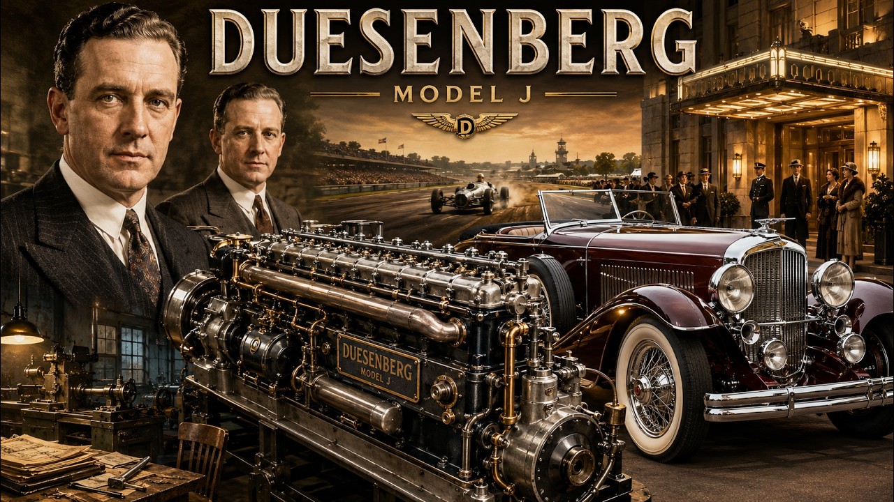 The Duesenberg Model J's Straight-8 Was the Fastest Engine in America — Its Builders Died Broke