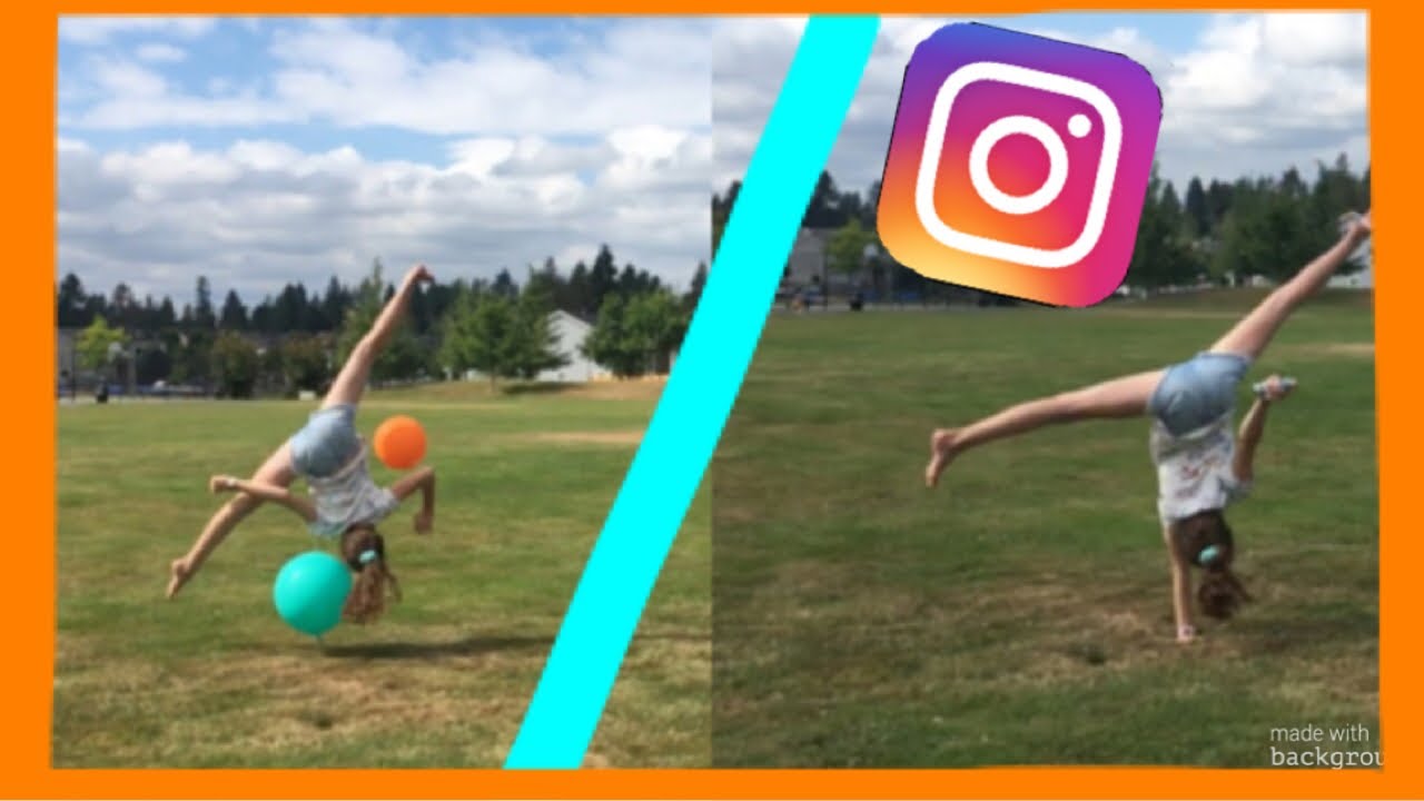 Trying gymnastics Instagram trends! YouTube