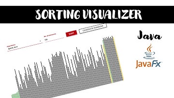 Sorting Algorithm Visualizer Project in JAVAFX | Tutorial coming soon !