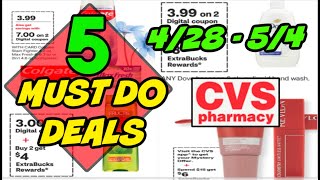 5 MUST DO CVS DEALS (4/28  5/4) | FREEBIES & MORE!