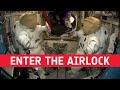 Enter the airlock with Thomas Pesquet [in French with English subtitles available]