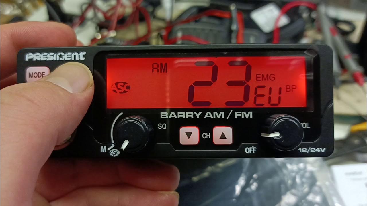 Barry-emetteur recepteur mobile cb radio am/fm-president