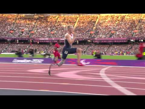 Athletics - Men's 100m - T44 Round 1 Heat 1 - London 2012 Paralympic Games