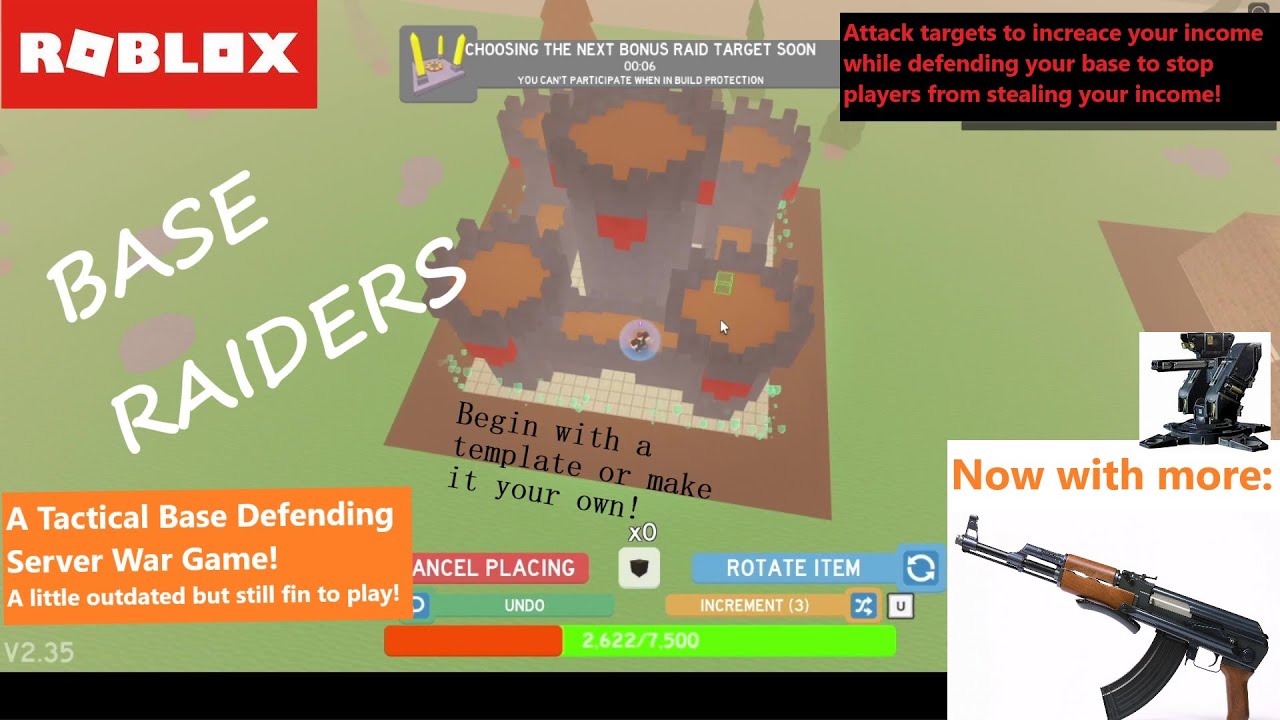 Playing Some More Roblox Base Wars YouTube 