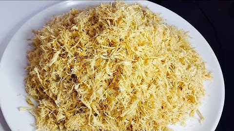 Thịt Chà Bông - Ruốc Thịt Heo tuyệt chiêu làm cho chà bông không bị khô /  ABC Family France vlog