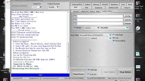 Lenovo Phab 2 PB2-650M FRP Google Account removed Successfully Done by Miracle Box