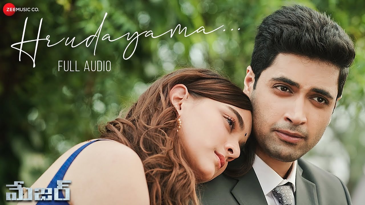 Hrudayama - Major Telugu | Adivi Sesh,Saiee M Manjrekar | Sid Sriram | Sricharan Pakala | Full Song