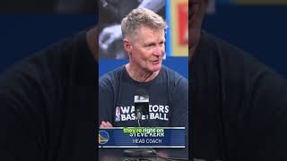 Steve Kerr: Effort &amp; Defensive Intensity Wins Games! #shorts