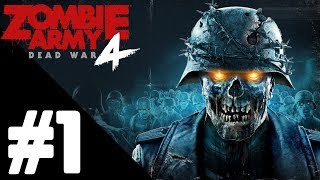 Zombie Army 4: Dead War Walkthrough Gameplay Part 1 – PS4 Pro 1080p/60fps – No Commentary