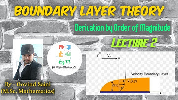 Boundary Layer Theory। Derivation by Order of magnitude approach। Log m। Lec 2।