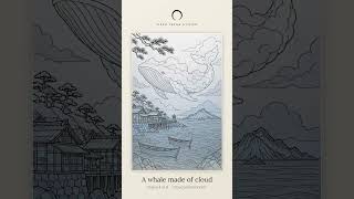 Japanese Fantasy Coloring Page — Cloud Whale Harbor #shorts
