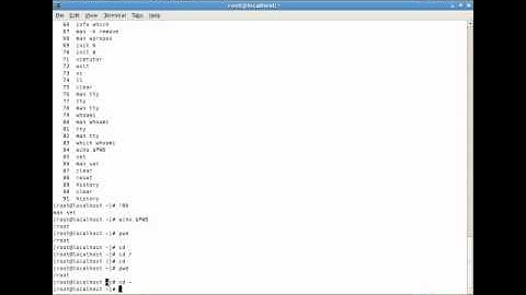 The Linux Foundation Video Site:: Basic Commands on Navigati