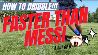 How to dribble the ball like MESSI 5/5