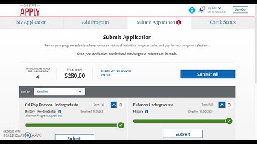 CSU Application: Submitting the Application
