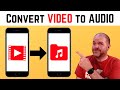 How to CONVERT video to audio on iPhone/iPad (iOS)