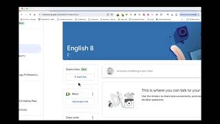 Using Quick Links with Google Classroom