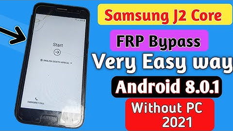 Samsung J2 Core FRP Bypass  ( SM_J260 ) Reset Google Account Bypass Without Pc | No bluetooth 2021