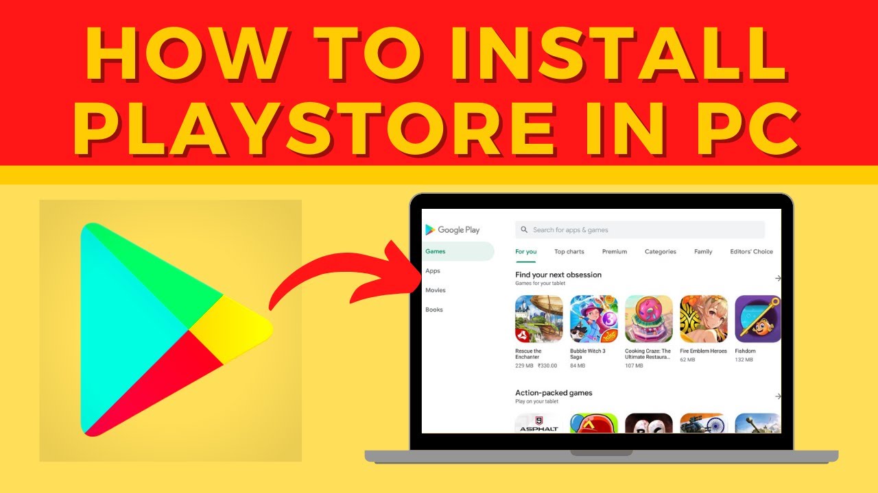 Download Play Store Apps on PC How To Install Google PlayStore in