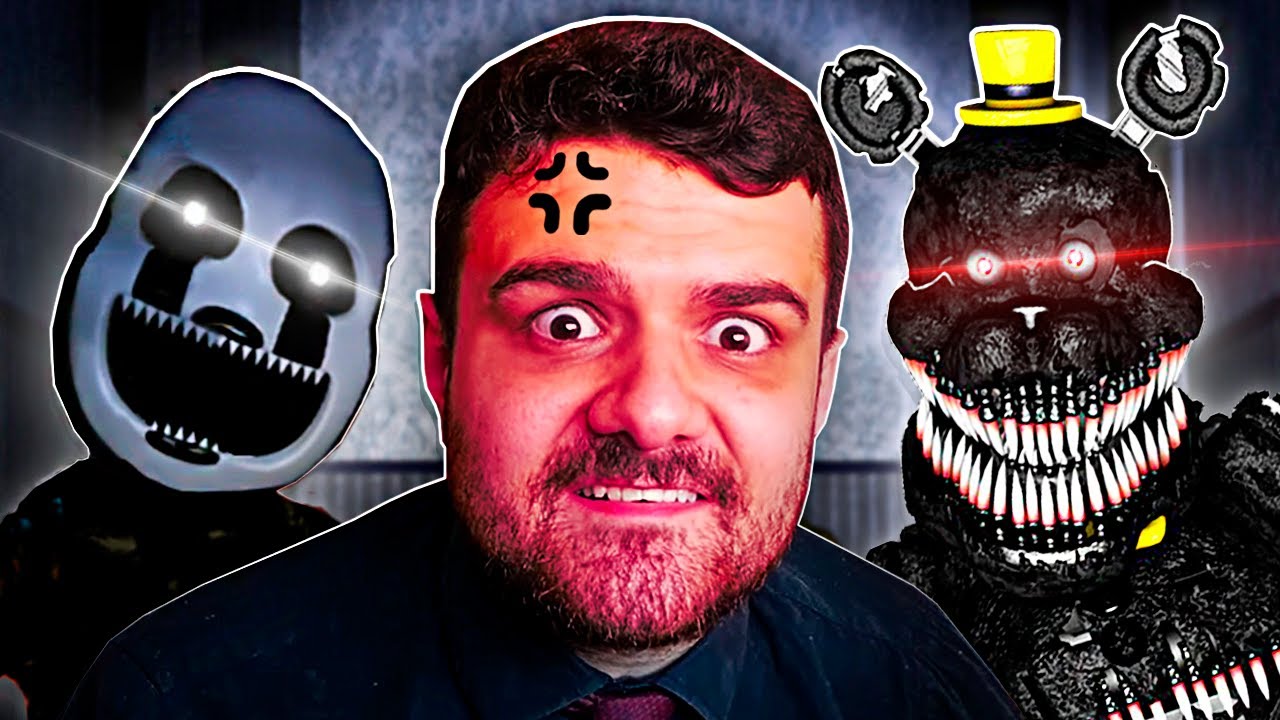 Nunca ficamos com tanto MEDO de um FNAF! FNAF 4 DOOM com @Febatista  @MrGuinas @GabsYT.OFICIAL 