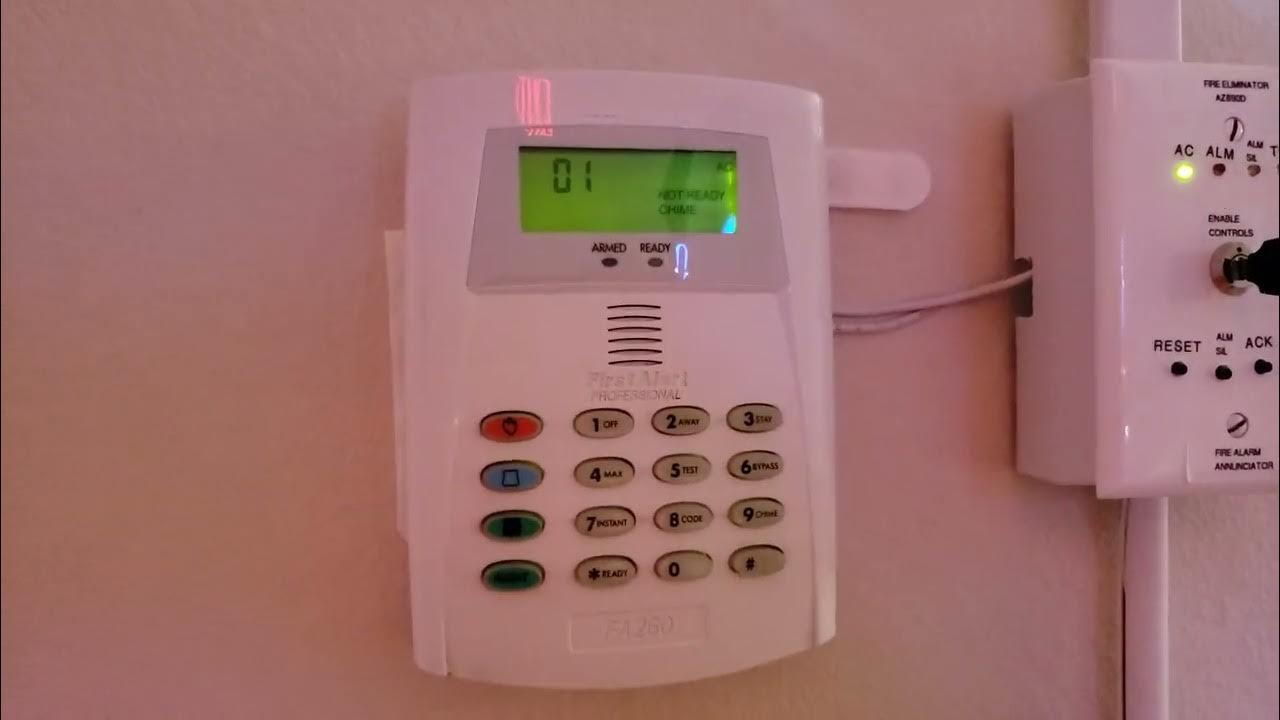 First Alert FA260 keypad YouTube