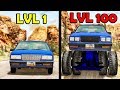 Level 1 Rookie vs. Level 100 Boss #2 - Beamng drive