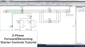 3-Phase 480vac Forward Reversing Starter Tutorial | Automation Studio