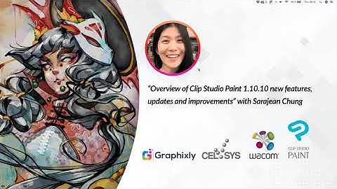 Overview of Clip Studio Paint 1 10 10 new features, updates and improvements with Sarajean