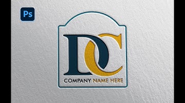 How to Make a Logo in Photoshop  | DC Text Logo Design | @streakmotion
