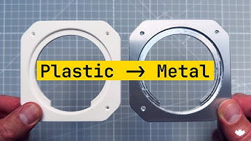 Kunststof → Metaal (met behulp van Makera Carvera Air)