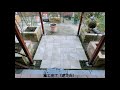 【庭のタイル貼り】タイルジョイント300×300（タカショー）の施工記録。（2021/10/24）