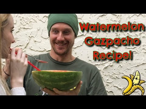 Watermelon Gazpacho Recipe   Simple Raw Vegan Recipes