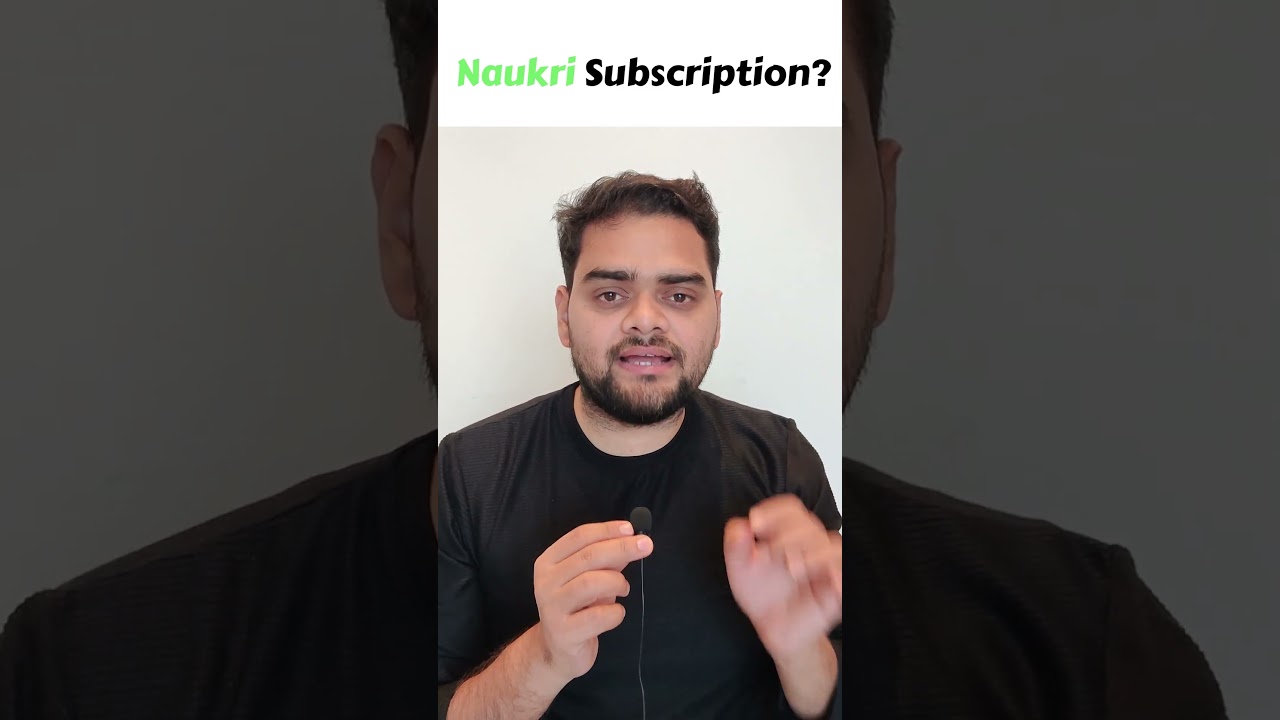 Naukri Subscription for Data Analyst Jobs?
