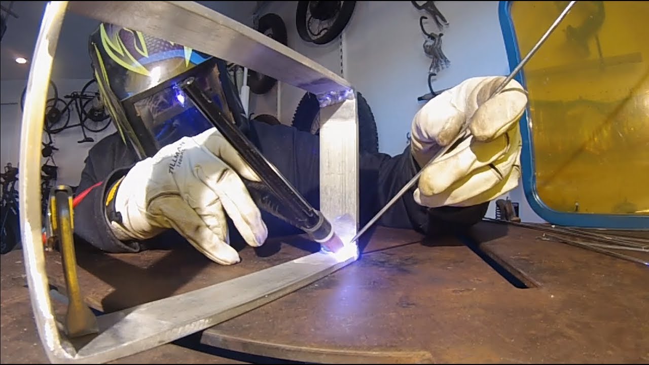 TIG Welding 1/4" 6061 Aluminum Flat Bar Part 3 YouTube