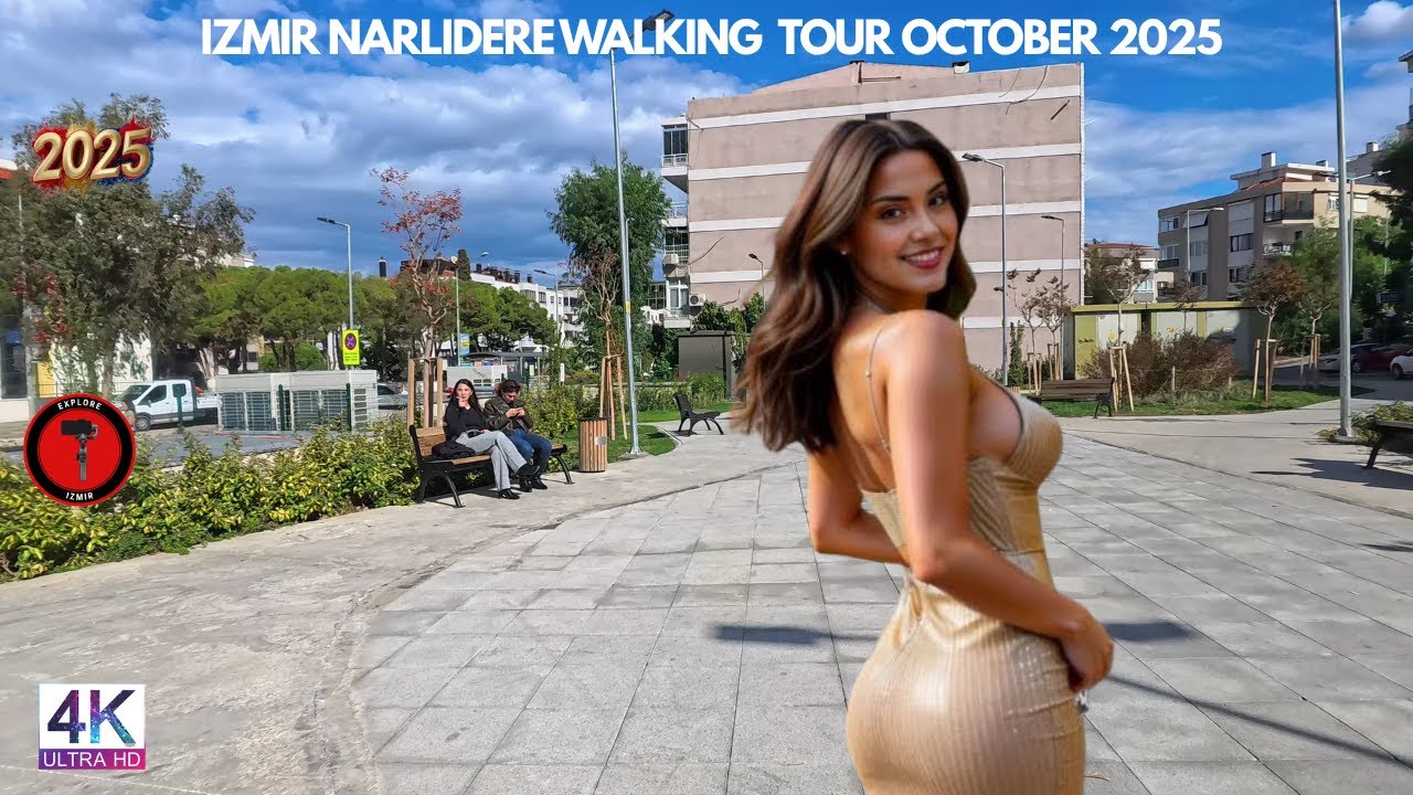 IZMIR NARLIDERE 2025 Walking Tour | 4k UHD 60fps | İZMİR TÜRKİYE
