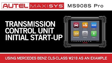 Transmission Control Unit Initial Start-Up