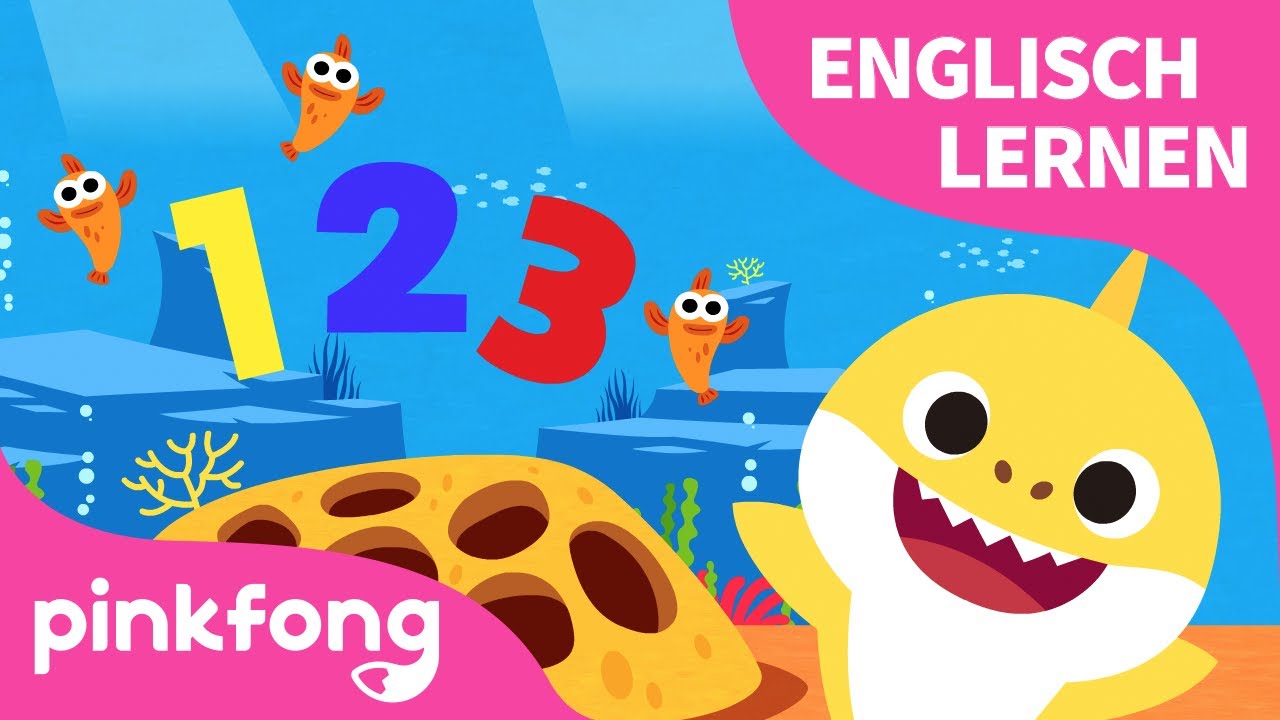 Hai 123 | Englisch Lernen | Baby Hai | Tierlieder | Pinkfong Lieder für Kinder
