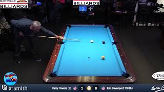 ✨Ricky Powers 🆚 Kim Davenport 💥Race To 5 | 9-Ball 🎱 The MARYVILLE BILLIARDS 9 BALL OPEN.