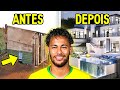 Casa dos Jogadores Antes e Depois da Fama! Messi, Neymar, Salah, Cristiano Ronaldo