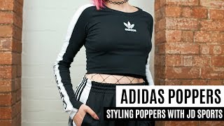 How I Style Adidas Poppers With Jd Sports Competition Kitty Cowell Ad Youtube