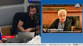 Julio Piumato - Sec. general de la Unión de Empleados Judiciales | No Dejes Para Mañana