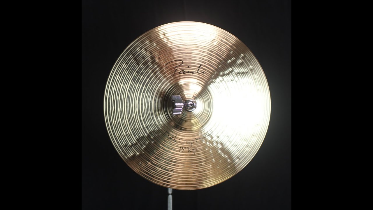 Paiste 13" Signature Dark Crisp Hi Hats - 752g/1243g