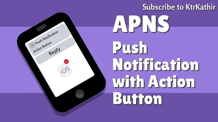 Simulate APNS Push Notification with Action button iOS simulator | Xcode 11.5  | Swift 5 | KtrKathir