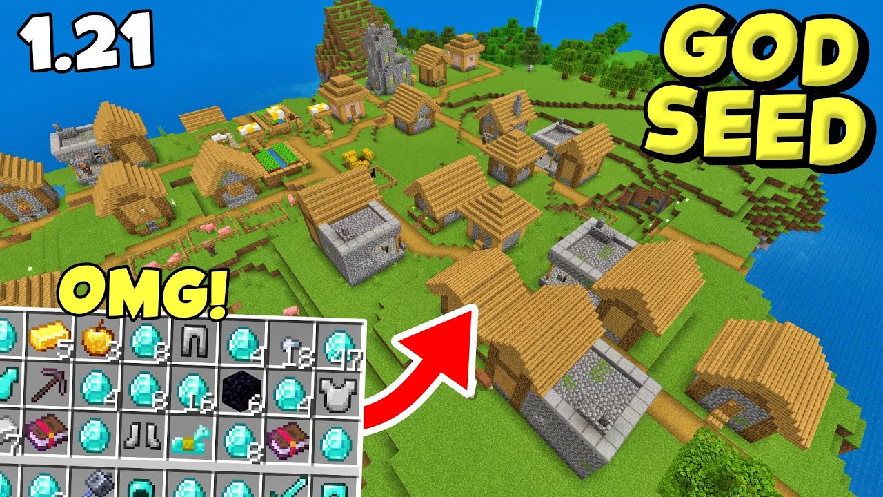 🔥(God Seed) For Minecraft 1.21 Bedrock & Pocket Edition | Seed ...