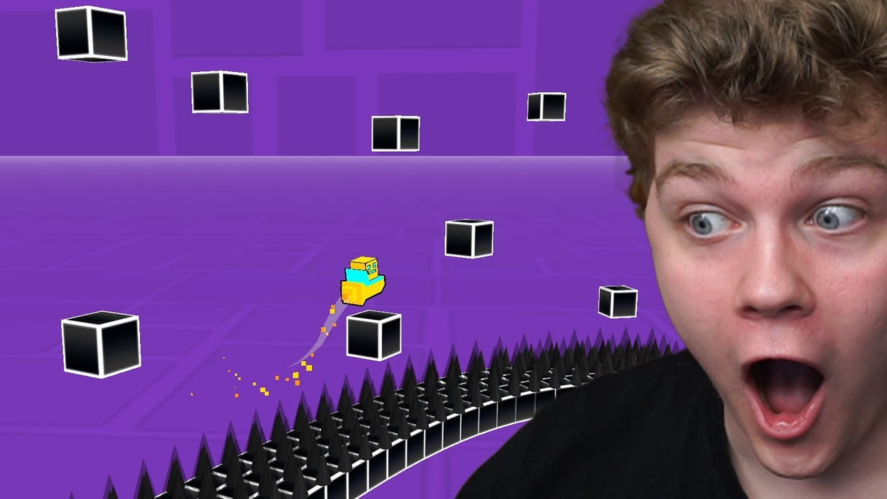 Geometry Dash in 3D! - YouTube