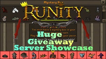 Best server of 2018??!!!! Runity Rsps Showcase | + Huge Giveaway!!!!!!!